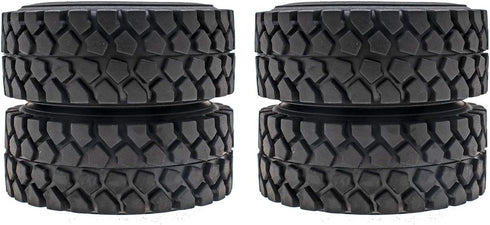 1.0 Crawler Tires 4PCS for SCX24 Gladiator Bronco C10 JLU Deadbolt B17 Axial 1/24 1/18 Tracked Car