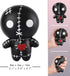 Anboor 4.7" Voodoo Dolls Squishies, Cute Ghost Doll Stress Relief Kawaii Soft Slow Rising Squeeze Toys
