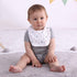 Maiwa Waterproof Terry Cloth Baby Bibs with Snaps for Newborns, Drool & Teething