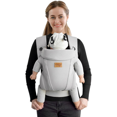 New Upgrade Ergonomic Baby Carrier Newborn Toddler Wrap Carrier,Hands Free Baby Sitting Sling,Breathable,Perfect