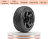 RC Station RC Drift Wheels and Tires Tyres 1/10 1/16 RC Wheels Preglued 4PCS 12mm Hex RC Wheels and Tires Tyres OD 2.58" with Foam Inserts for Traxxas Tamiya Kyosho HPI for 1/14 1/18 RC Off On Road