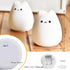 Cute Cat Lamp, Kitty Night Light for Girls Bedroom, Gifts for Women Teen Girls Kids Baby, Kawaii Lamp Nursery