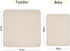 47x47 ZPECC Muslin Toddler Blanket Thicker, Organic Cotton Kids Quilt Hypoallergenic for Baby Essentials Crib Stroller