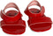 MBD 18 Inch Doll Sandals for Kennedy and Friends Dolls and Other 18 Inch Dolls (Bright Red)