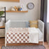 FIGEPO Soft Black and White Checkered Baby Blankets for Unisex Girls or Boys Breathable Gender Neutral Nursery Double