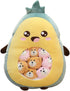 REFAHB Cute Stuffed Avocado Throw Pillow, Removable Fluffy Creative Gifts for Teens, Girls, Kids