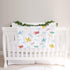 Lovable Gift Co Airplane Personalized Baby Receiving Swaddle Blanket