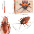Induction Cockroach Toy for Kids, Smart Sensing Realistic Giant Cockroach Model, Automatic Moving Interactive Fake