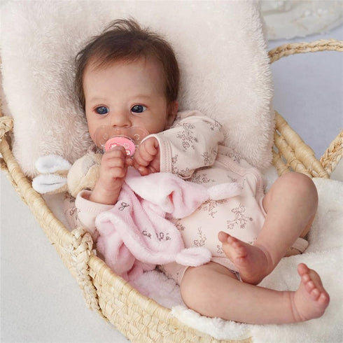 GYCV Lifelike Reborn Baby Dolls Girl - 18 Inch Realistic Newborn Vinyl Baby