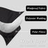 Zsedrut Universal Winter Stroller Gloves, Anti-Freeze Mittens, Water Repellent Hand Warmer Muff, Fleece Lined (Black-2).