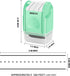 Miseyo Dashed Handwriting Lines Practice Roller Stamp, Self-Inking Mint Green Line Rolling Stamps for Kids