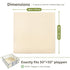 50x50 Baby Mat for Floor, Thick Soft Non-Toxic Vegan Leather Baby Play Mat, Waterproof Foam Play Mat, Padded Play Mat