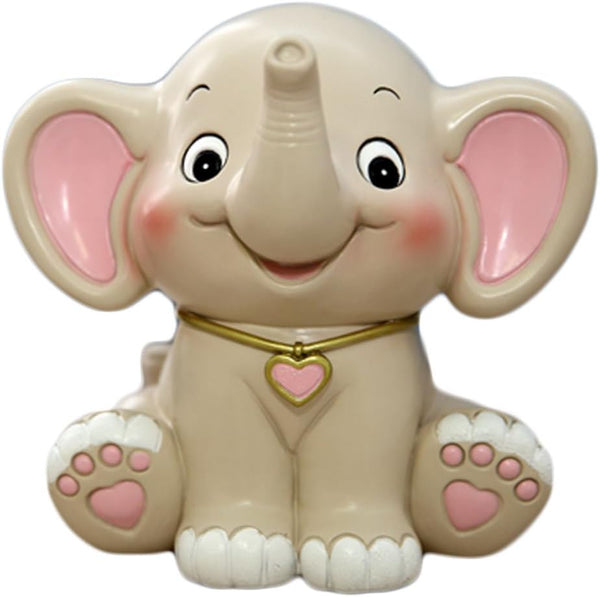 Cartoon Elephant Piggy Bank Coin Bank Money Saving Bank Money Box - Pink