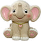 Cartoon Elephant Piggy Bank Coin Bank Money Saving Bank Money Box - Pink
