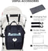 SONARIN Backpack,Travel Mommy Stylish Large Capacity Diaper Bag Nappy Changing Bag Bag with Changing Mat & Stroller
