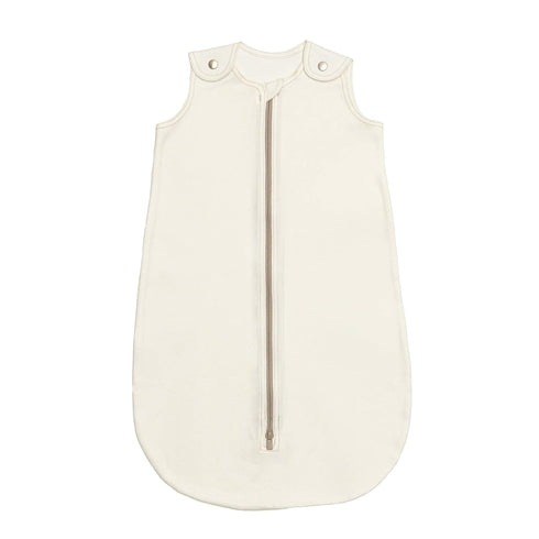 baby deedee Sleep Nest Basic Cotton Baby Sleeping Bag Sack, Almond Cream, Medium (6-18 Month)