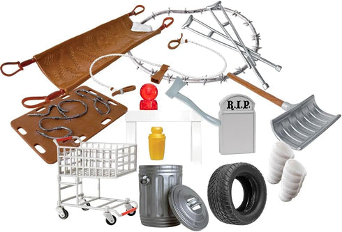 Street Fight Match Accessory Set for Wrestling Action Figures
