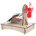 House Fan 3 Sets Fan for Home, Wooden Solar Model Educational Science Kit
