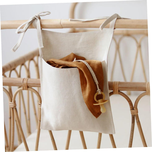Cabilock Bedside Hanging Organizer Pouch Multi Functional Storage Bag for Diapers Sundries for Cribs Cabinets Bedrooms