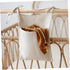 Cabilock Bedside Hanging Organizer Pouch Multi Functional Storage Bag for Diapers Sundries for Cribs Cabinets Bedrooms