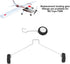 1 Set MECCANIXITY RC Airplane Landing Gear Wheels for Toys Airplane Accessories RC Aircraft DIY Parts RC Plane Jet