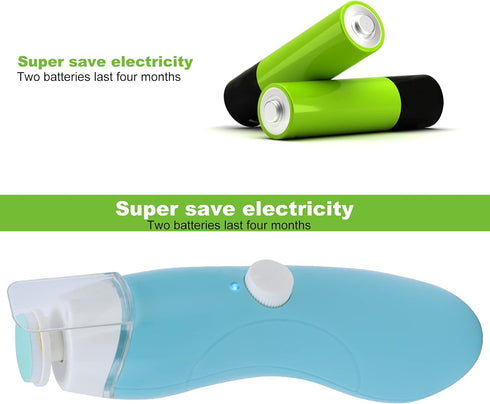Trimmer -Safe Electric Nail for Infants & Toddlers Quiet, LED-Lit, Auto-Stop Design with Soft-Grip Handle & Travel Case