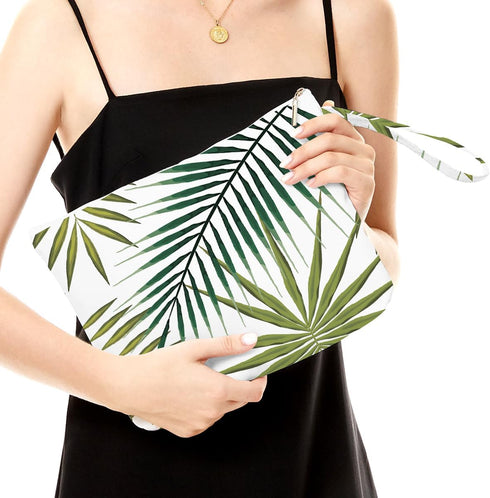 Fokongna Palm leaves Wet Bag Travel Wet Dry Bag Beach Bag Diaper Bag Wet Bag For Swimsuit Travel Makeup Bag Toiletry