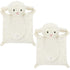 Panelee 2 Pcs Baptism Gifts - Baby Blessings Lamb Security Blanket for First Communion, Christening