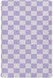 Pigsaly Crib Sheets Purple Gray Checkered Baby Sheet for Standard Crib Mattress Boys