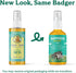 Badger Baby Oil, 100% Organic Ingredients, 4 fl oz Glass Bottle, Soothing Vegan Baby Oil