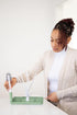Ubbi On-The-Go Drying Rack and Brush Set, includes Travel Case and Bottle Brush for Compact Storage, Sage