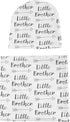 Newborn Swaddle Blanket with Beanie Set, Soft Stretchy Blanket for 0-3 Months Baby Boys and Girls