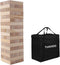 Outdoor Games Giant Tumble Tower - Large Tumbling Timber Wood Blocks Tower Yard Game for Kids & Adults Family Stacking