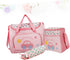 Set Multi-function Diaper Bag Large Capacity Tote with Changing Pad Bag and Feeding Bottle for Parents The