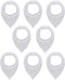 Maiwa Cotton Bandana Drool Bibs for Baby Boys and Girls, 8 Pack for Teething and Drooling