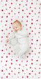 Wildkin 100% Cotton Fitted Crib Sheet Soft & Breathable Fitted Sheet (Strawberry