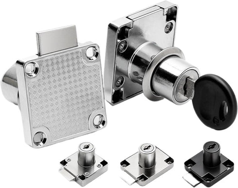 QXCIVR 16x22) Cabinet Drawer Latch Locks Furniture Door Lock Hardware Desk Lock Wardrobe Cabinet Door Locks Bedside