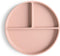 mushie Silicone Suction Plate, BPA-Free Non-Slip Design, Blush