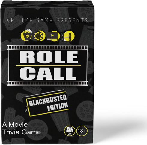 CP TIME Role Call: Blackbuster Edition - Movie Trivia Game for Adults,