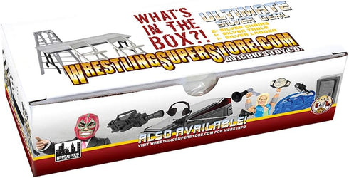 ULTIMATE Ladder, Table & Chairs Silver Playset for Wrestling Action Figures