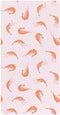 KEIGE Shrimp Seafood Fitted Crib Sheet for Girls and Boys,Soft Breathable Cotton Pack