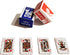 Mini Playing Cards Pack of 10 Decks - Finger Poker Miniature Poker Set for Travel Games