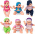 Liberty Imports 6 Pack - Baby Dolls Cute Little Vinyl 8" Infant