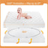 2 Pack, 38"X24" Yoofoss Waterproof Mini Crib Mattress Protector Quilted Mattress Pad Cover Soft and Breathable, Machine