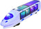 WEofferwhatYOUwant Electric Train Toy with 3D Lightning - Battery Powered Monorail Train Set for Kids
