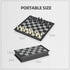 Travel Chess Set Magnetic Portable Folding Chess Board, Small 7.6 Inch