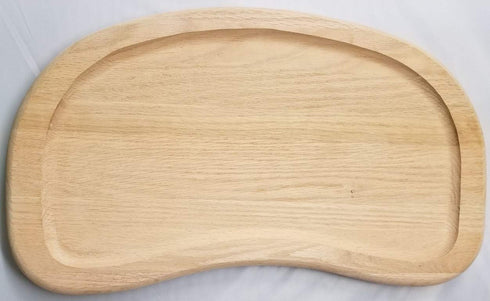 Antique Hardware & More Solid Grooved Red Oak High Chair Tray Wood Antique Vintage Baby Toddler Infant seat