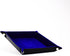 FanRoll by Metallic Dice Games Fold Up Velvet Dice Tray w/PU Leather Backing - Blue for RPG Dice Accessories