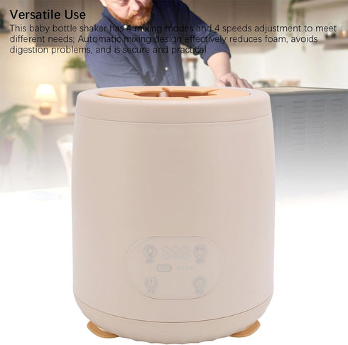 generic 4 50 75mm Electric Baby Formula Mixer Low Noise Automatic Infant Bottle Shaker Mixing Modes Compatible