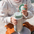 BEABA Kids Stainless Steel Insulated Water Bottle, Kids Water Bottle, Toddler Thermos with Spill Proof Spout and Close